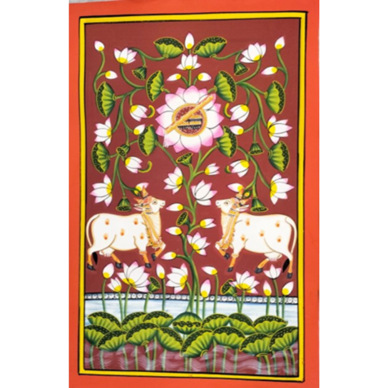 Pichwai Painting on cloth 10*16 inch