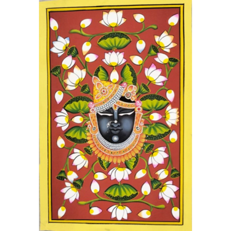 Pichwai Painting on cloth 10*16 inch