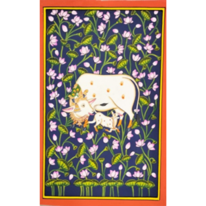 Pichwai Painting on cloth 10*16 inch