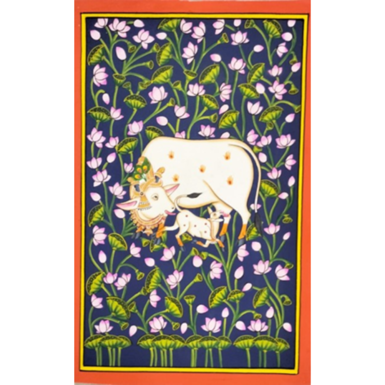 Pichwai Painting on cloth 10*16 inch