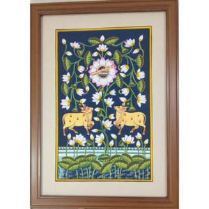 Pichwai Painting on cloth 10*14 inch