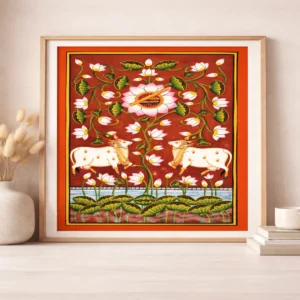 Pichwai Painting on Cloth – Traditional Wall Art
