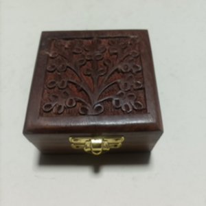 Wooden carving jewellerygift box
